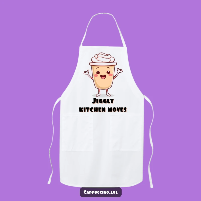 Funny Cappuccino Jig Apron: Cook, Laugh, and Enjoy!