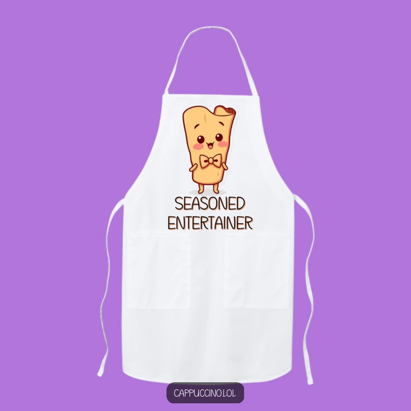 Funny Cinnamon Stick Apron: Dapper Chef's Wear, Quirky Funny Gift for Bakers