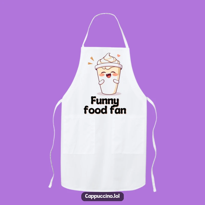 Funny Laughing Coffee Apron: Cook with Joy and Energy