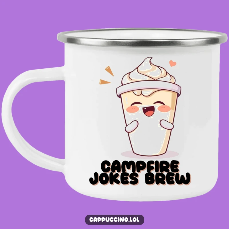 Funny Coffee Laugh Adventure Mug: Your Hilarious Camp Companion