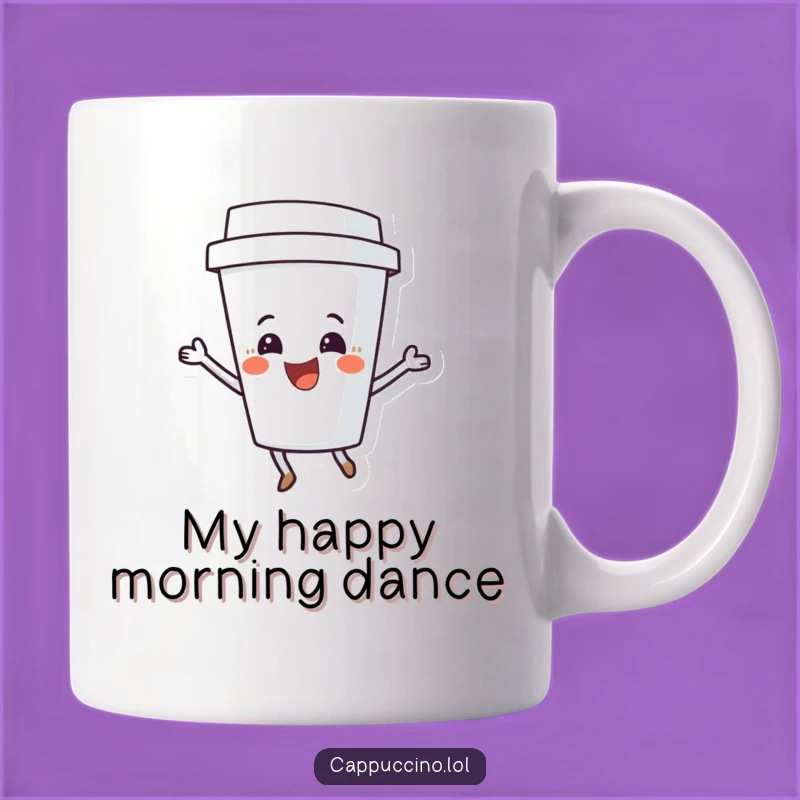 Funny Coffee Cup Shimmy Mug: A Delightful Character for Your Morning Brew, Perfect Funny Gift!