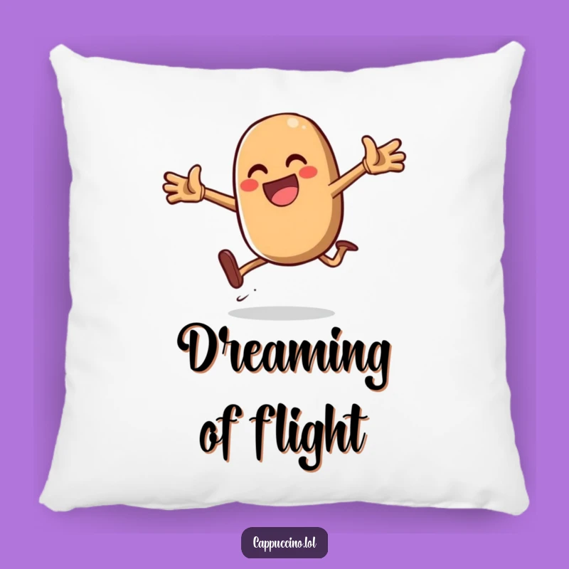 Funny Daring Jump Bean Pillow: Cozy Energy, Perfect Accent, Great Funny Gift!