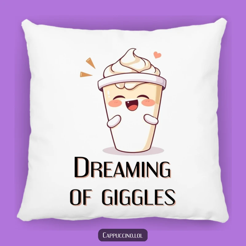 Funny Laughing Coffee Pillow: Cozy Comfort and Cheerful Vibes