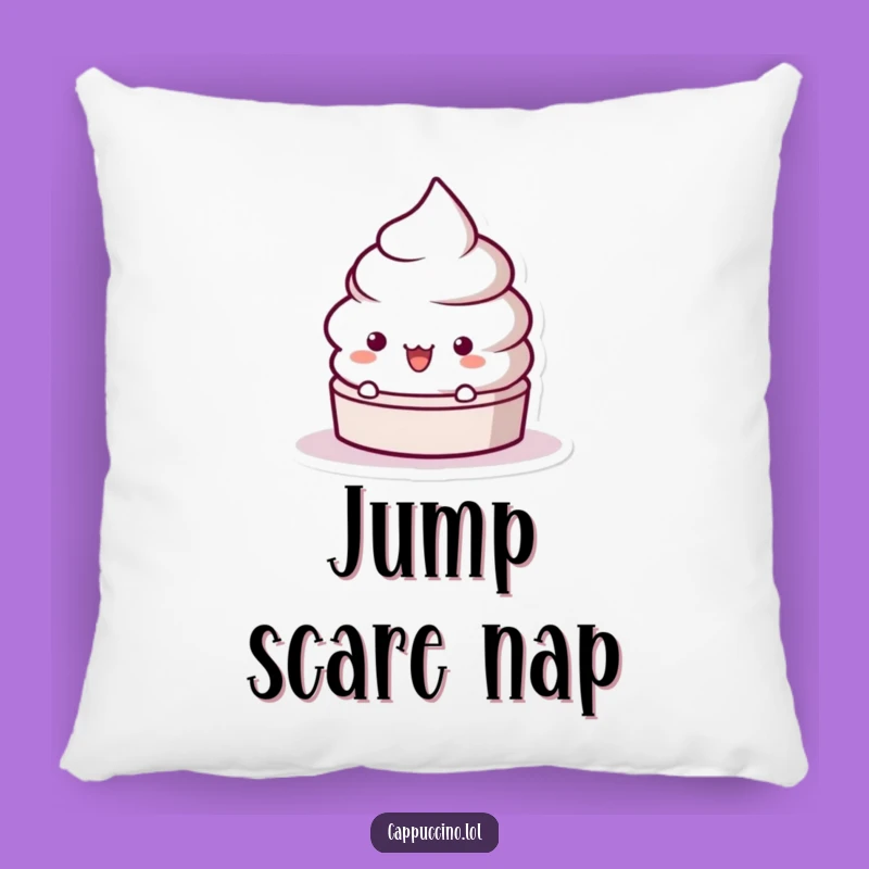 Funny Frothy Lid Surprise Pillow: Cozy Reaction, Perfect Accent, Great Funny Gift!