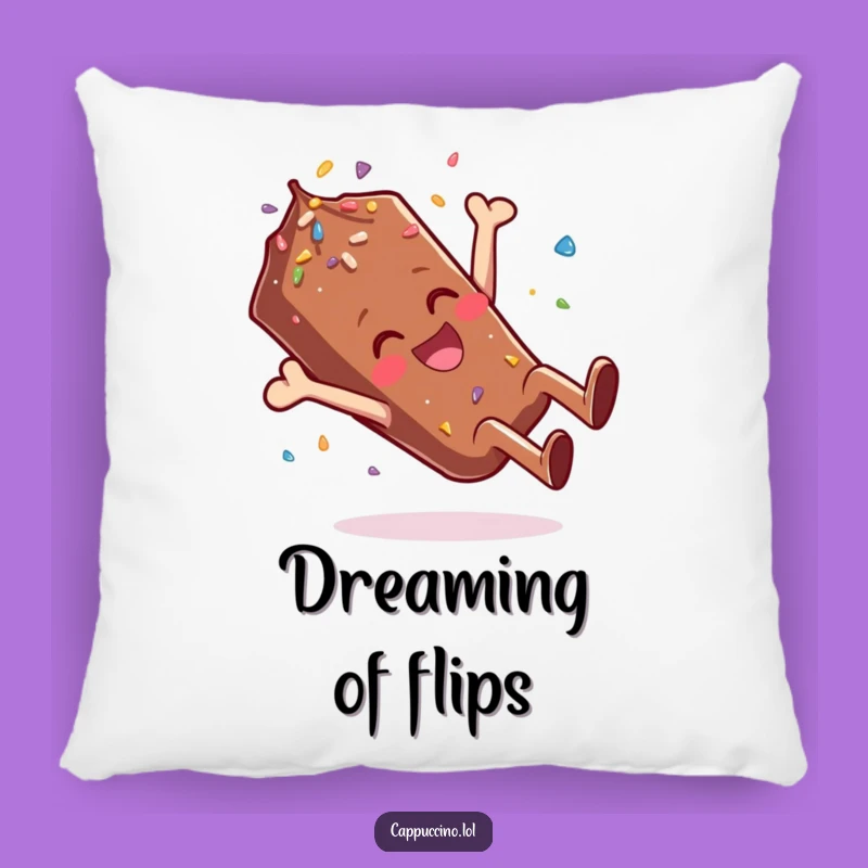 Funny Giggling Sprinkle Pillow: Chocolate Chocolate Comfort & Joy