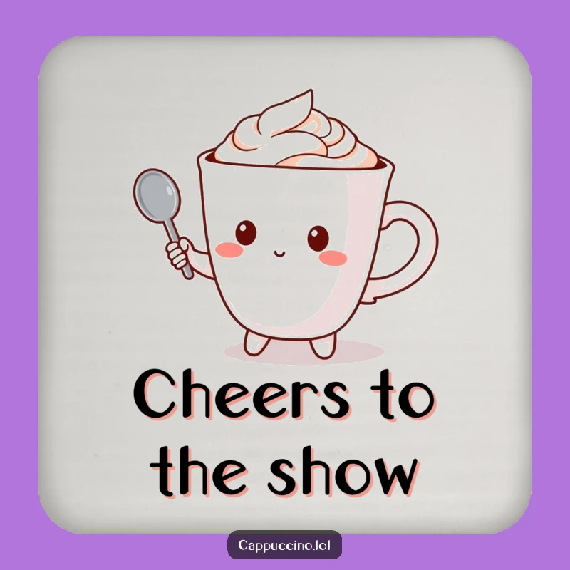 Funny Coffee Singer Coaster: Protect Surfaces with Musical Flair