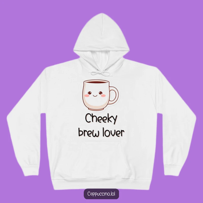 Cozy Funny Cheeky Grin Hoodie: Warm and Playful, Ideal Funny Gift for Comfort and Smiles!