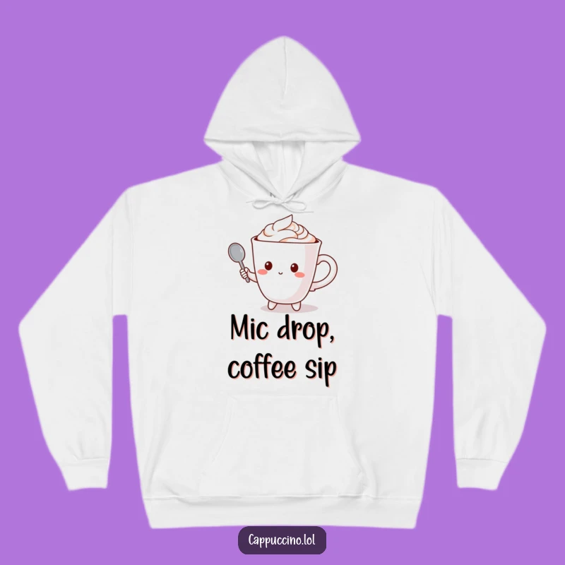 Cozy Funny Coffee Singer Hoodie: Warm Up Your Voice and Style