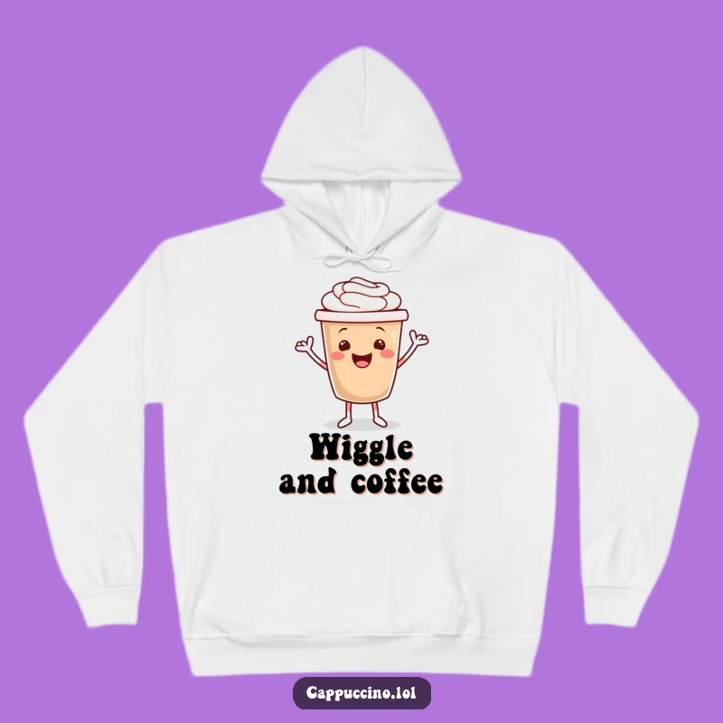Funny Cappuccino Jig Hoodie: Cozy & Hilarious Coffee Lover Gift!