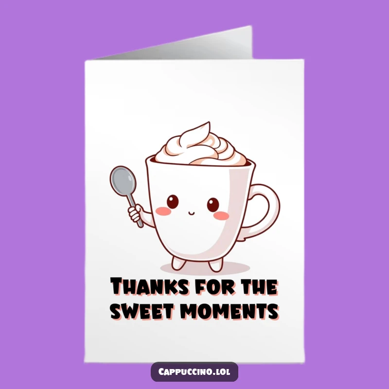 Free Printable Thank You Card: Coffee Cup Mic Art, Humorous Downloadable Gift