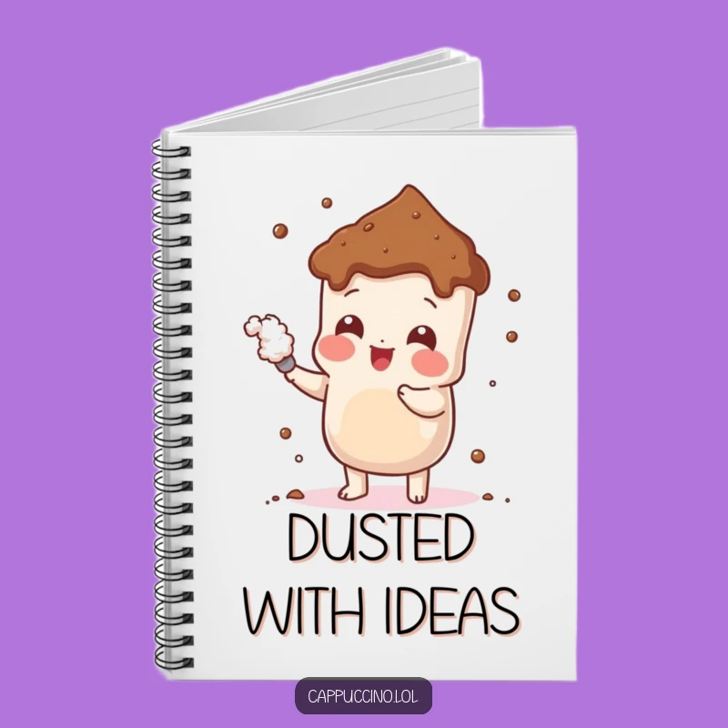 Funny Cheerful Cocoa Notebook: Jot Down Sweet Ideas, Ideal Funny Gift for Writers!