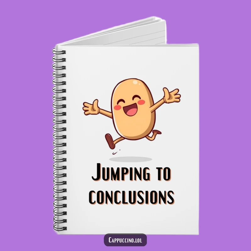 Funny Daring Jump Bean Notebook: Jot Down Adventures, Ideal Funny Gift for Dreamers!