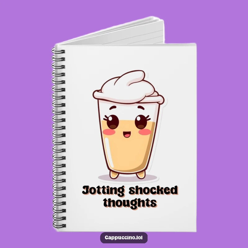 Funny Espresso Surprise Notebook: Happy Character Journal, Perfect Funny Gift!