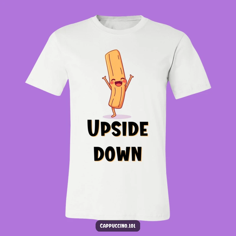 Funny Cinnamon Handstand T-Shirt: Giggling Character Tee, Ideal Funny Gift!