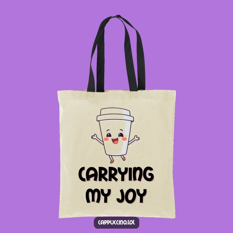 Funny Coffee Cup Shimmy Tote Bag: Carry Your Joy, A Delightful Accessory and Funny Gift!